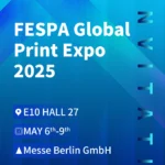 affiche de la FESPA global print Expo à Berlin en mai 2025